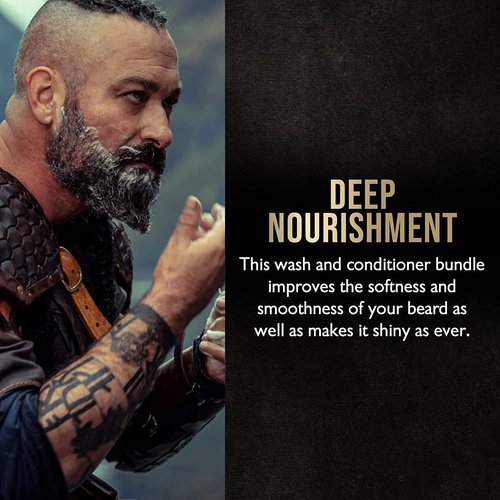 The Beard Struggle - Marksman's Beard Conditioner - Surtr's Fury, Platinum Collection - Nourish, Softens, & Strengthens Beard - Radiance Beard Conditioner for Men (8 Fl oz)