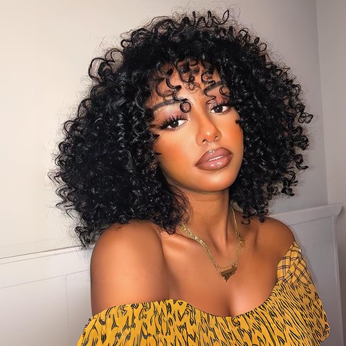 MODERN QUEEN 8 Inch Short Passion Twist Crochet Hair - 9 Bundles Marlybob Kinky Curly Crochet Hair for Black Women and Kids - Water Wave Crochet Braids