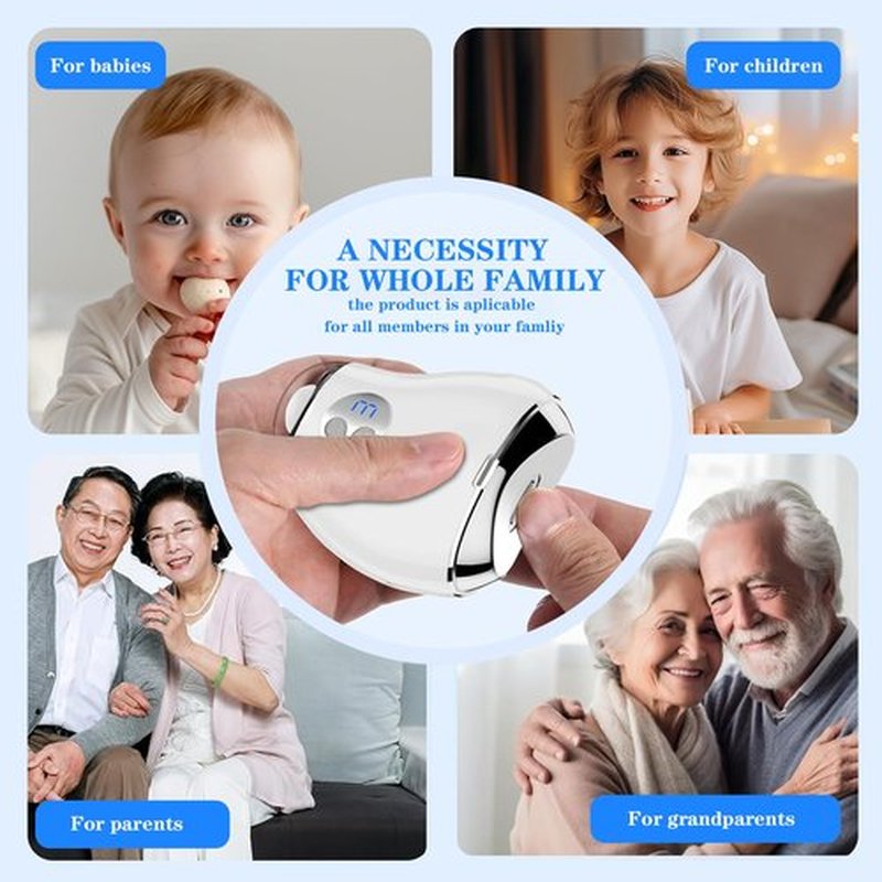 2 in 1 Electric Polishing Automatic Nail Clippers, 2024 New Electric Nail Clipper with 3 Adjustable Speeds, Automatic Nail Clippers, Automatic Nail Trimmer Toe Nail Clippers for Adults Seniors (White)
