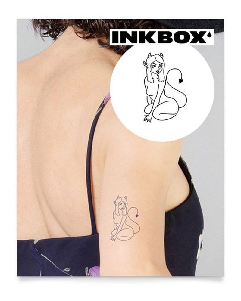 Inkbox Temporary Tattoos, Semi-Permanent Tattoo, One Premium Easy Long Lasting, Water-Resistant Temp Tattoo with For Now Ink - Lasts 1-2 Weeks, Succulicious, 3 x 3 in