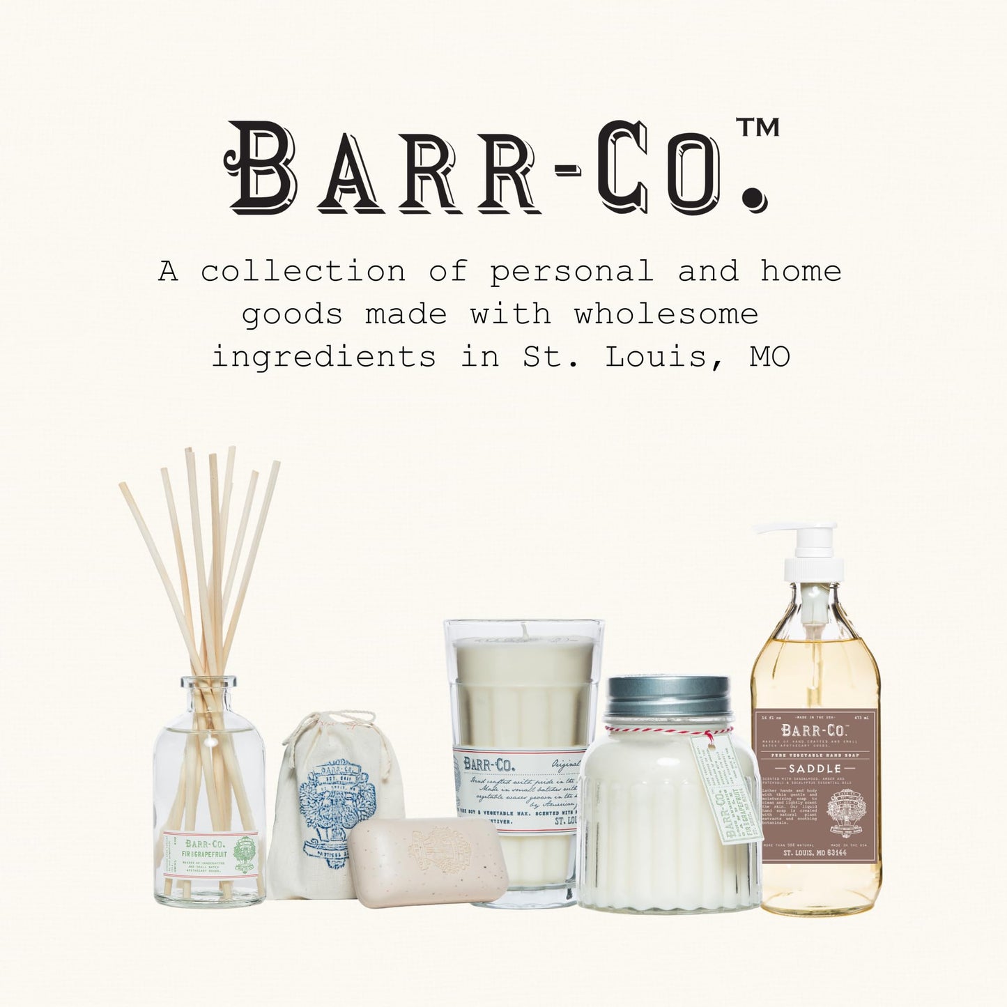 BARR-CO. Original Scent Oatmeal Saddle Triple-Milled Bar Soap, Tranquil Milky Scent with Oat, Vanilla & Vetiver, Shea Moisturizing Soap, All-Natural Soap for Women & Men 10.5 oz