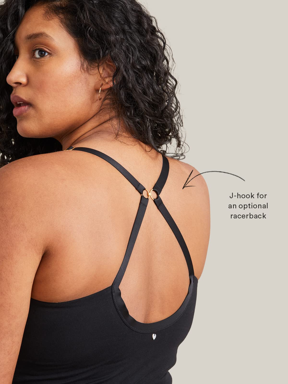 HATCH Clip Down Nursing Tank Top - Easy Access Nursing Tank Tops with Built in Bra - Adjustable Front Strap Maternity Tank Top for Flexible Support - On The Go or in Bed - Black, Small