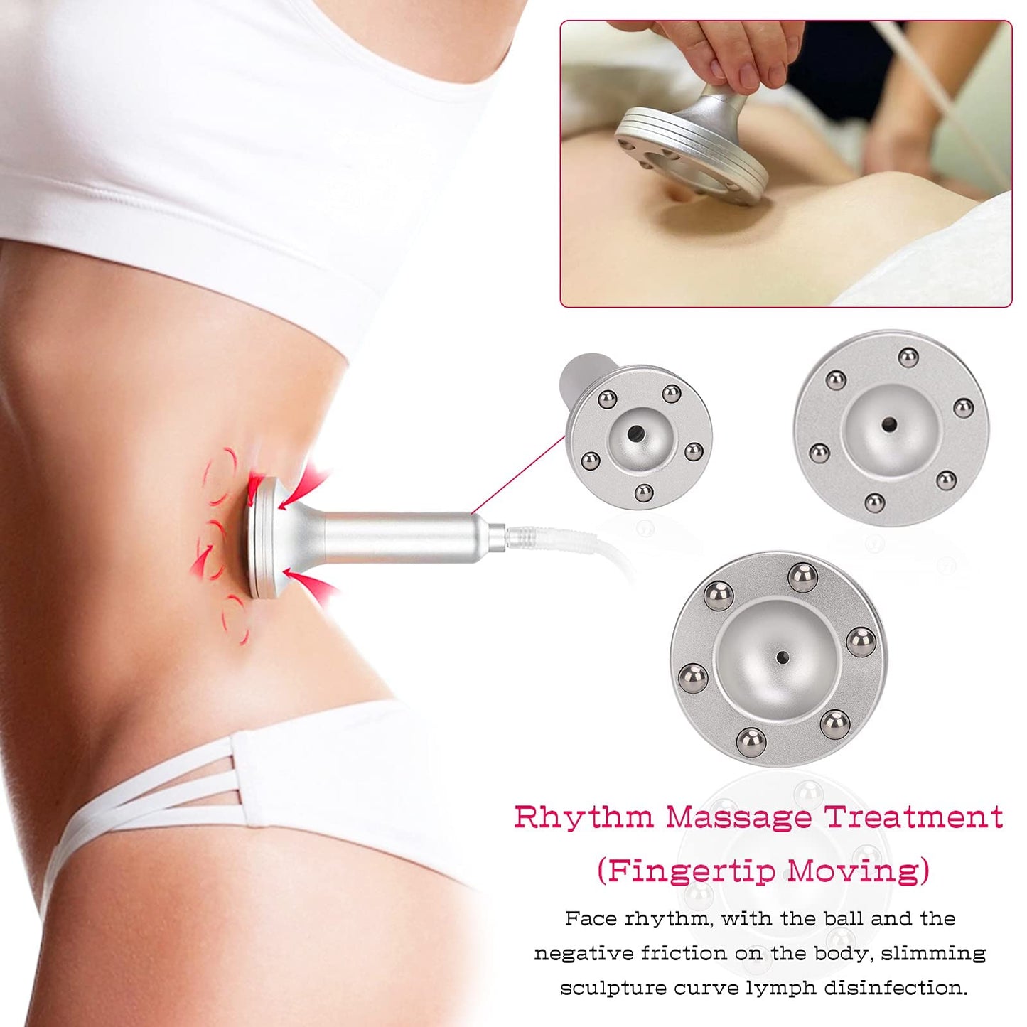 TwoWin Multifunctional Vacuum Therapy Machine, Cupping Therapy Sets, Cupping Scraping Body Shape Massager Adjustable Suction and 6 Modes with 30 Cups and 3 Pumps