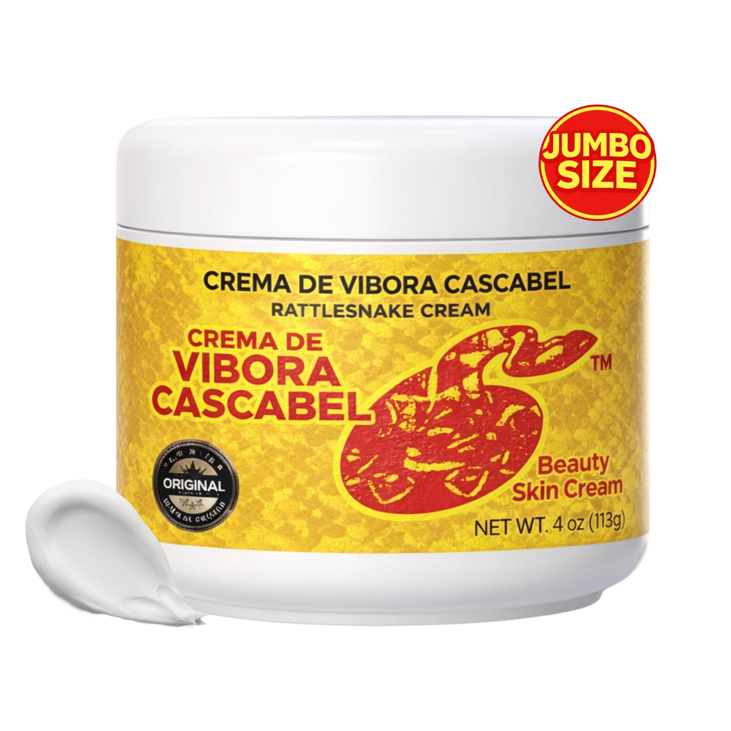 Jabon de Aceite Víbora de Cascabel Combo – Rattlesnake Soap Bar 140g + Skin Cream 4 oz – Traditional Herbal Face & Body Care Set – Cleansing & Moisturizing Routine