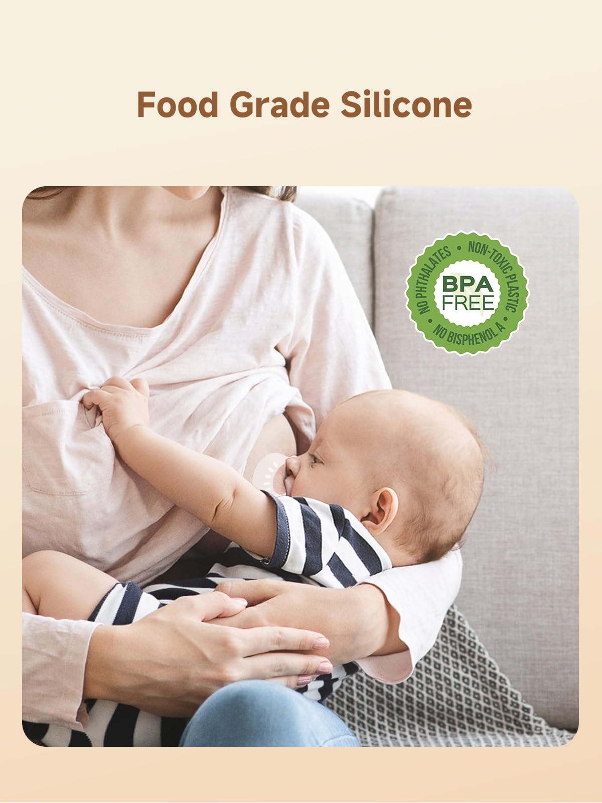 Nipple Shields for Breastfeeding Newborn, Contact Nipple Guards for Breast Feeding with Flat, Inverted Nipples or Difficulty Sucking, Food-Grade Silicone, Ultra-Thin & Super Soft, 1 Pair,20mm