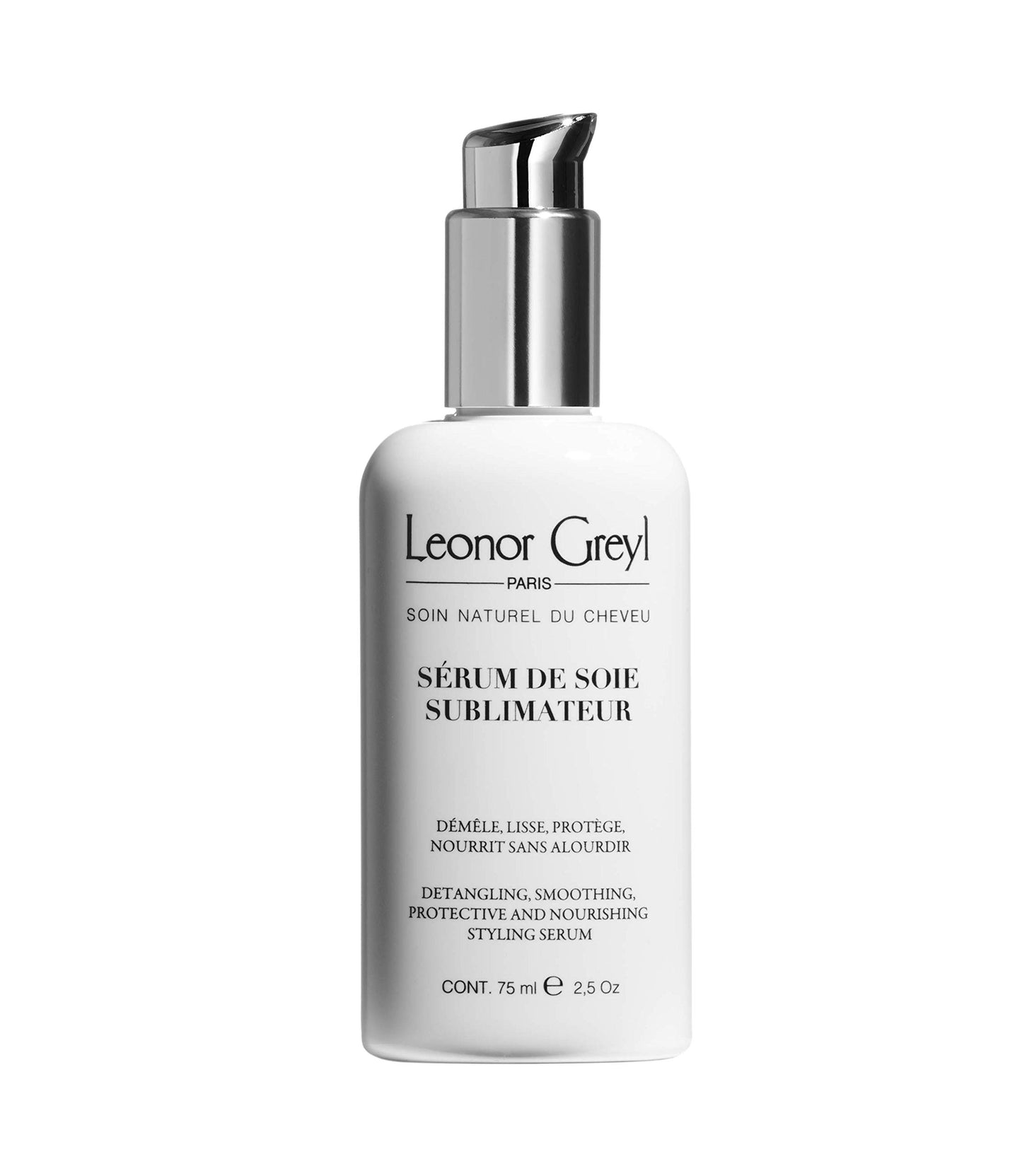 Leonor Greyl Frizz Control & Light Conditioning Styling Serum Paris - Serum De Soie Sublimateur - For Dry and Fine Hair (2.5 Oz)