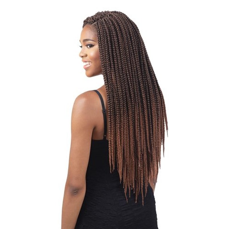 Freetress Braid 3 Bundle Pack 3X INDIVIDUAL BOX BRAID 22" (5-Pack, T530)