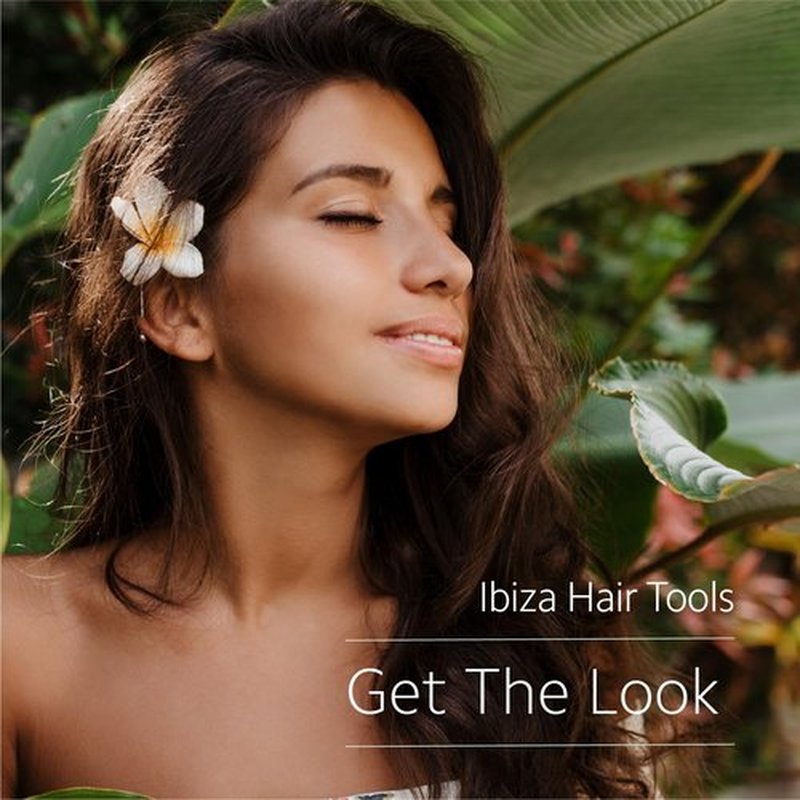 Ibiza Hair Aloha-Series KV1 Kona Vent Brush - Vented Paddle Hairbrush for Detangling, Dry Hair & Scalp, Shower Use, Nylon Bristles, Professional Haircare