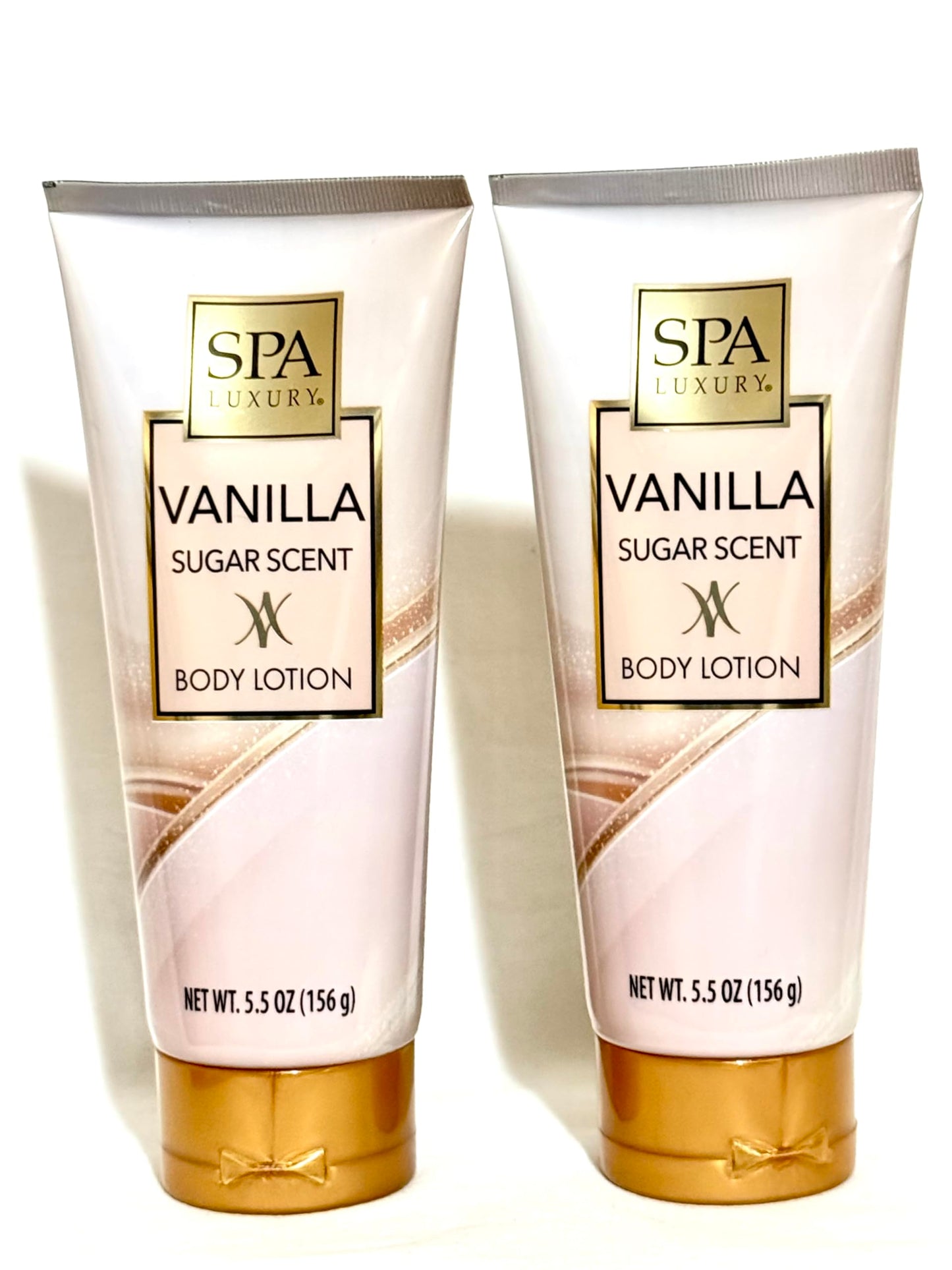 Spa Luxury Body Lotion 5.5 fl oz (Pack of 2) – Sweet, Cozy & Hydrating Formula. (Vanilla Sugar)