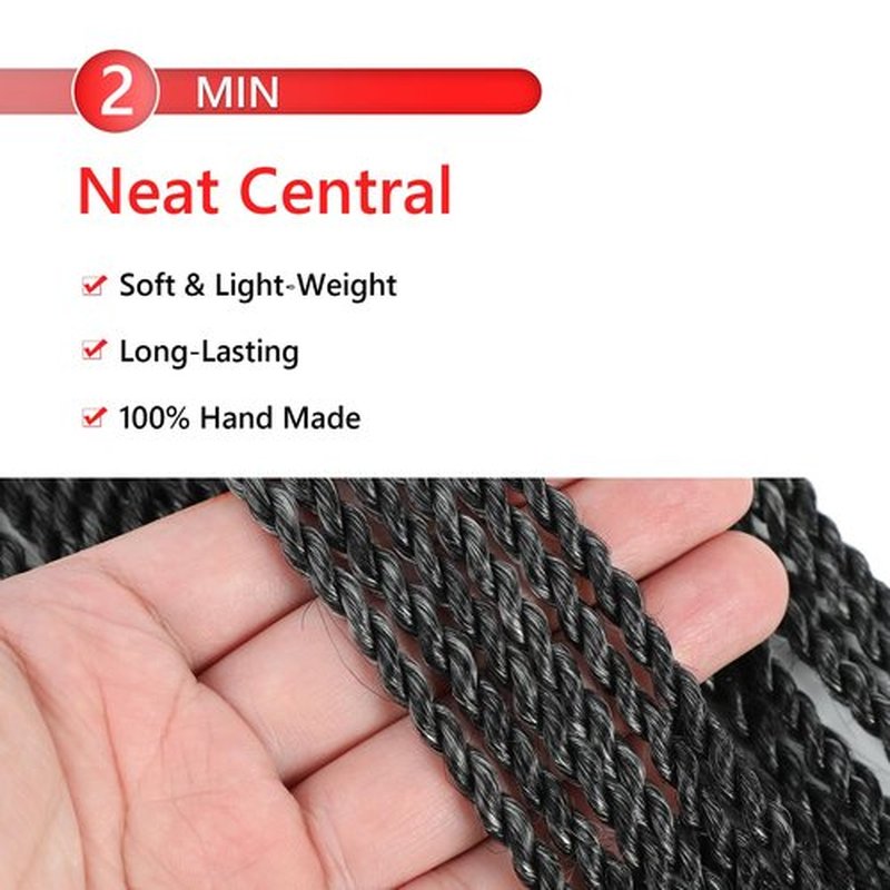 Senegalese Twist Crochet Hair for Black Women 14 Inch Pretwisted Crochet Hair 7 Packs Boho Goddess Twist Crochet Hair Pre Looped Hot Water Setting Crochet Twists with Natural Straight Ends