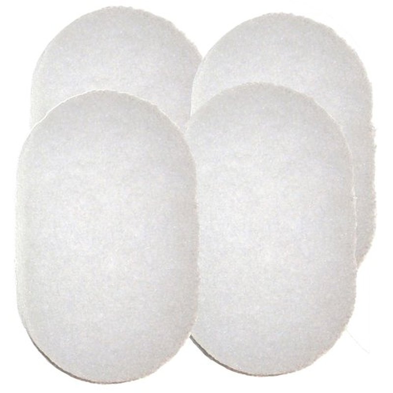 HartFelt Bath Sponges for Shower | Oval Body Wash Scrubber for Exfoliating Skin | Clean and Refresh Body, Back & Arms | Chemical-Free Body Sponge | Made in USA - Pack of 4