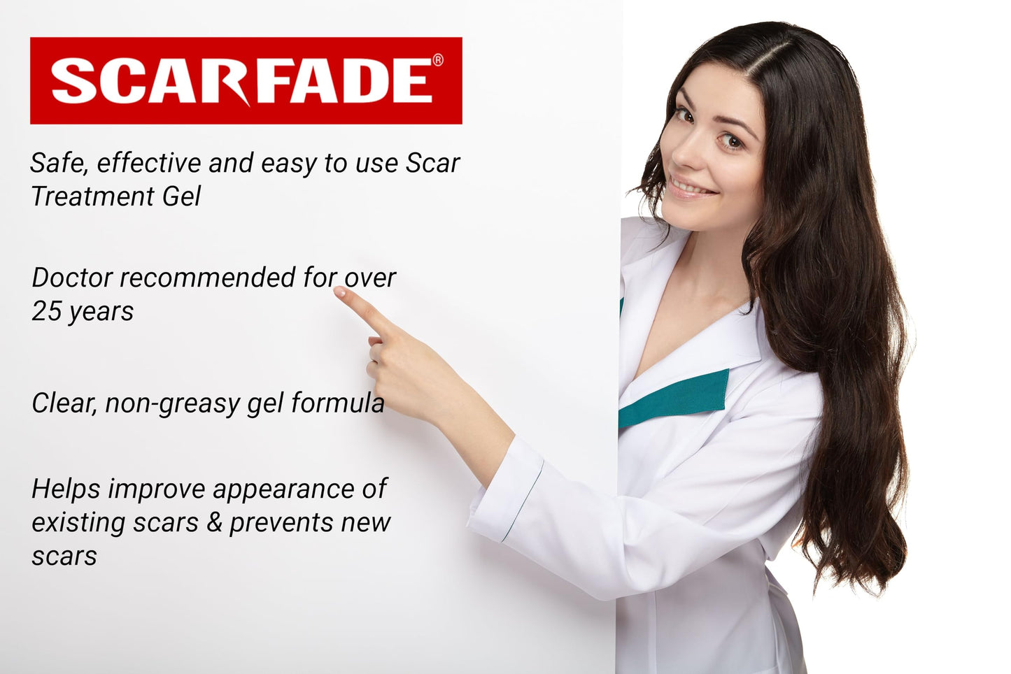 ScarFade Elite Advanced Scar Treatment, Scar Removal, Scar Therapy, Scar Prevention, Anti Scar Gel with Silicone & Vitamin C -15g