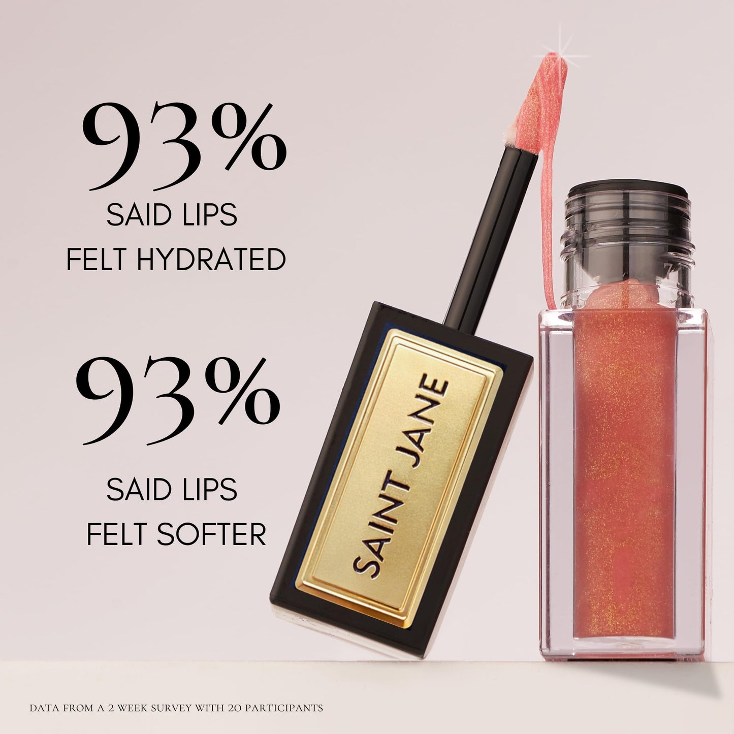 SAINT JANE - Luxury Lip Oil | Luxury, Floral-Infused, Clean Skincare (Bliss, 0.15 oz | 4.5 ml)