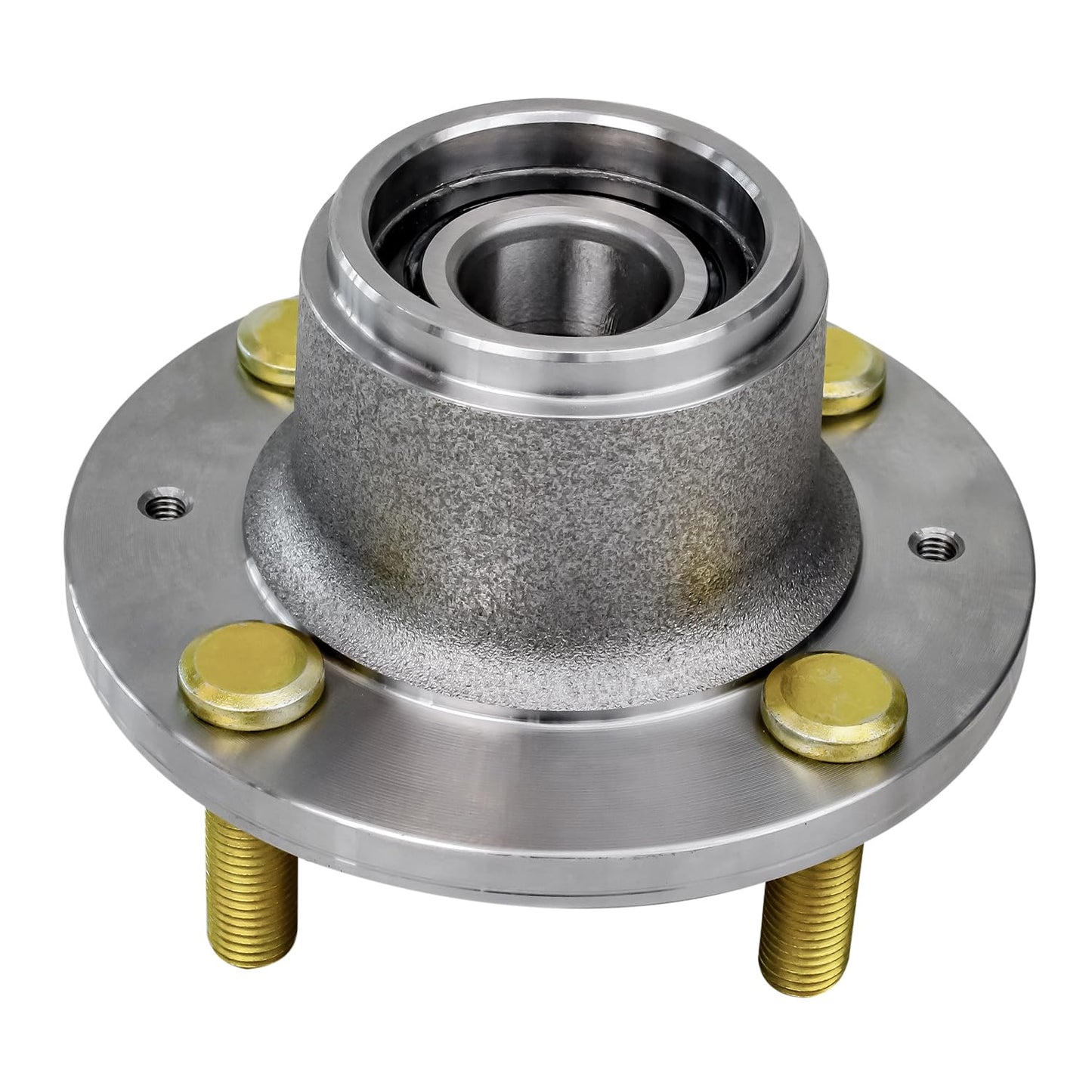 Detroit Axle - Rear Wheel Bearing and Hub Assembly with 4-Lug for Chevrolet Aveo 2004-2011, Aveo5 2007-2011, Suzuki Swift+ 2004-2007, Pontiac G3 2009-2010, Pontiac Wave 2005-2008, Non-ABS