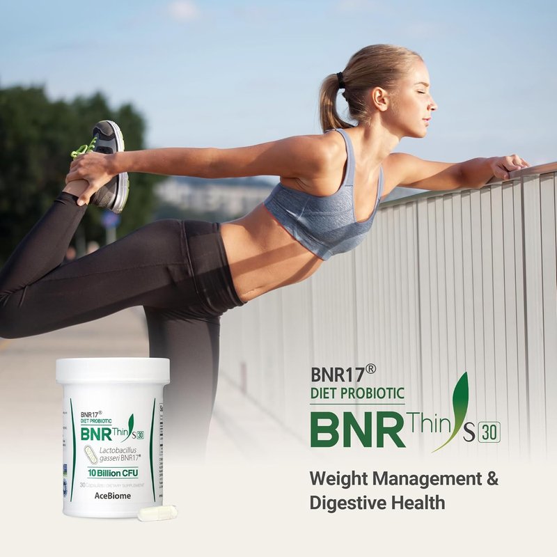 Lactobacillus Gasseri BNR17 Probiotic - 10 Billion CFU, 30 Capsules for Digestive Health