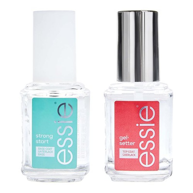 essie nail care, Protect Your Mani Kit, base coat & high-shine top coat, 8-free vegan, 1 kit