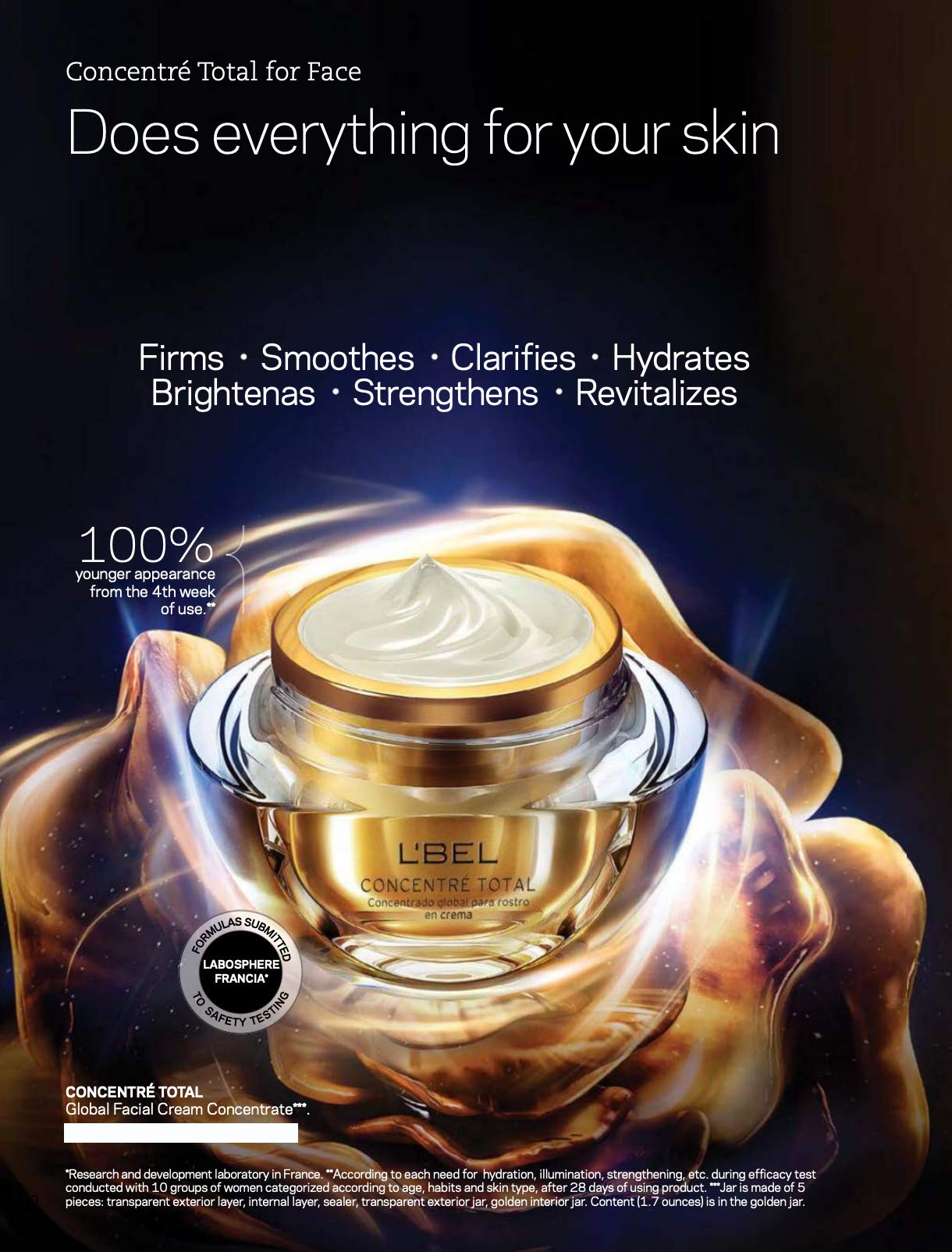 L'Bel Concentré Total Global Facial Concentrated Cream Refill (1.7 oz (50g)
