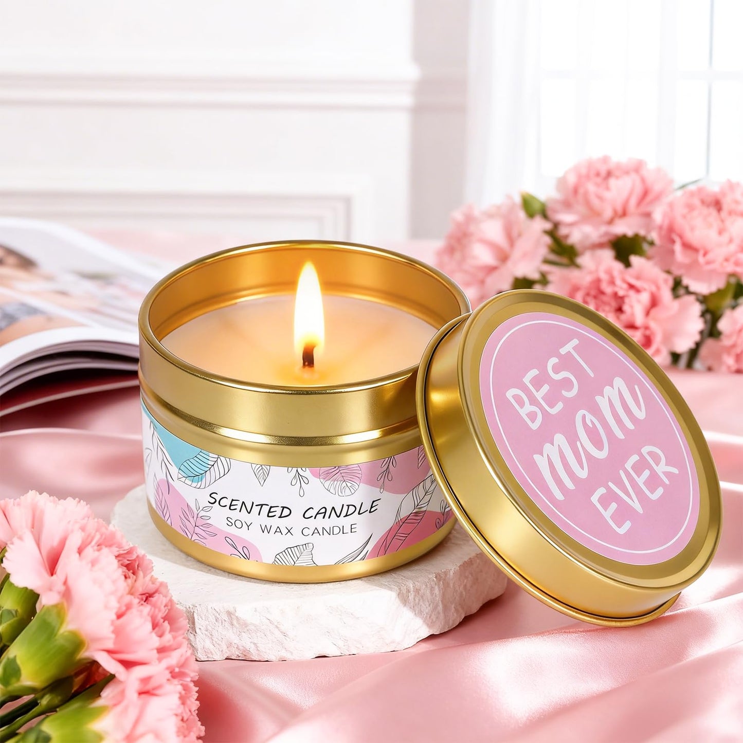 Gifts for Mom, Unique Birthday Mother's Day Thank You Gift for Women,Gift Basket Set for Mother from Daughter Son, Self Care Appreciation Mother Gift