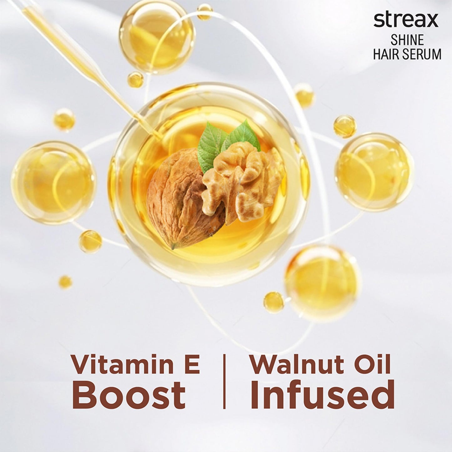 Streax Hair Serum with Walnut Oil 115 ml / 3.89 fl oz