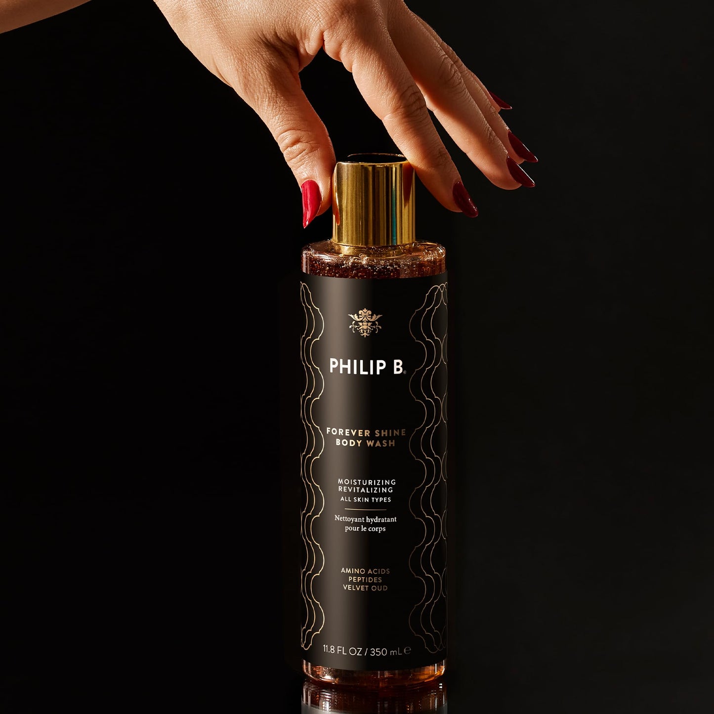 PHILIP B. Forever Shine Luxury Body Wash - Moisturizing and Revitalizing, 11.8 oz (350ml)