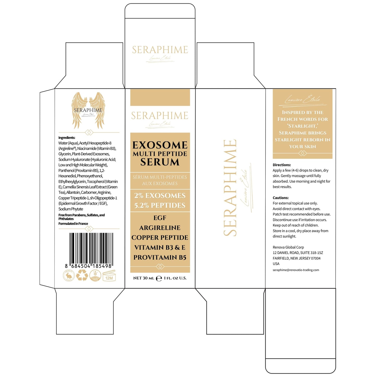 Exosomes for Skin Serum – Anti-Aging Multi Peptide Serum for Face Pores, Fine Lines & Microneedling – 2% Exosomes, GHK-Cu Copper Peptides, Argireline, EGF & Hyaluronic Acid