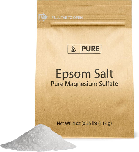 Pure Original Ingredients Epsom Salt (10 lb) Pure Magnesium Sulfate, Soaking Solution