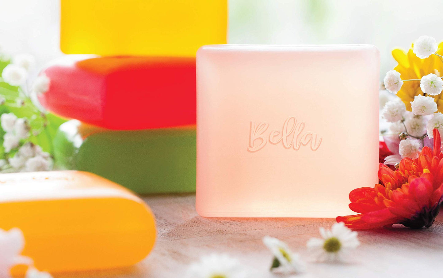 Via Mercato Bella Collection, Hydrates & Invigorates, Glycerin Soap, 100 Gram, No. 4 - Pink Grapefruit, Vervain & Cassis