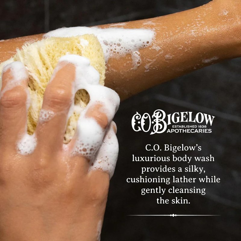 C.O. Bigelow Rose Body Wash - Moisturizing with Coconut Oil & Aloe Vera | 10.5 Fl Oz
