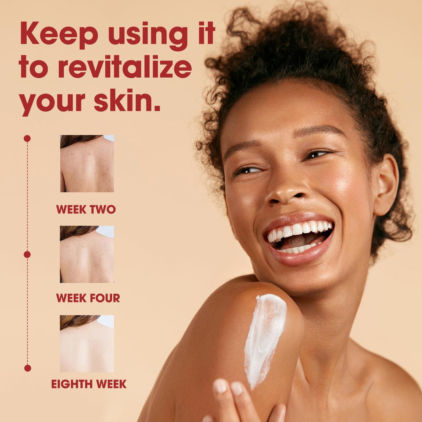 Xaninp Skin Treatment Resurfacing Cream for Keratosis Pilaris, Advanced Triple-Acid AHA BHA PHA Exfoliator Lotion — Smooths Chicken Skin Bumps, Hydrating, Brightening & Soothing