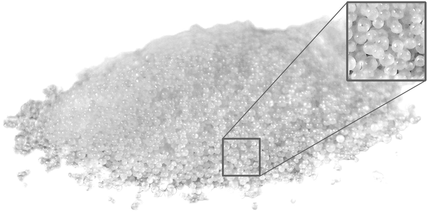 Essential Depot 32 lbs Food Grade Sodium Hydroxide Lye Evenly-Sized Micro Pels (Beads or Particles) - 16 x 2lb Bottles - Lye Drain Cleaner - HDPE Container with Resealable Child Resistant Cap