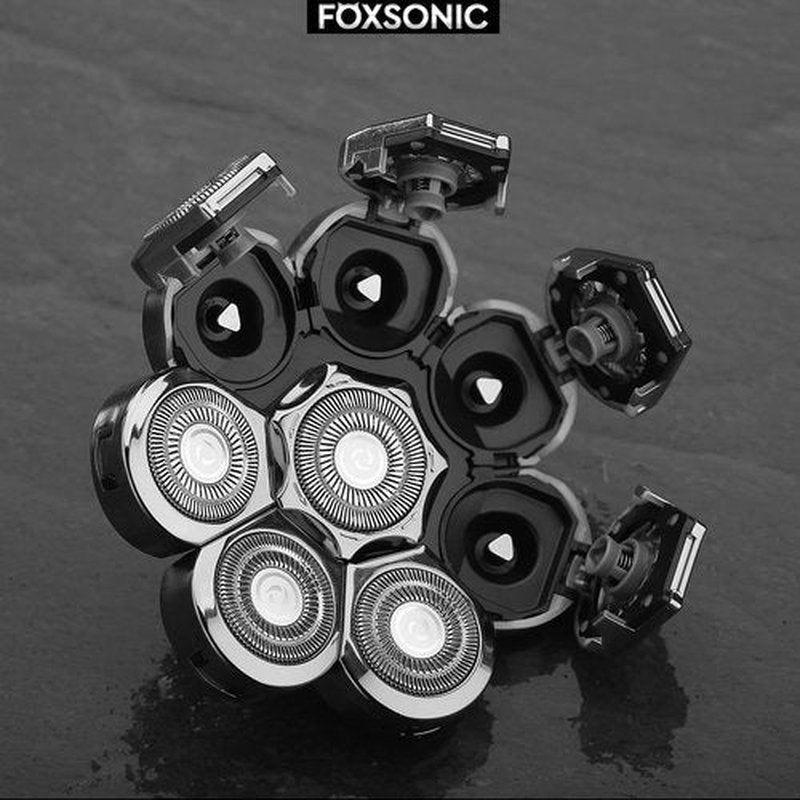 FOXSONIC 8 Blades Head Shaver Replacement Heads 8 Heads for Many Main Brands Electric Shaver Razor Bald Men Head Shaver Blades