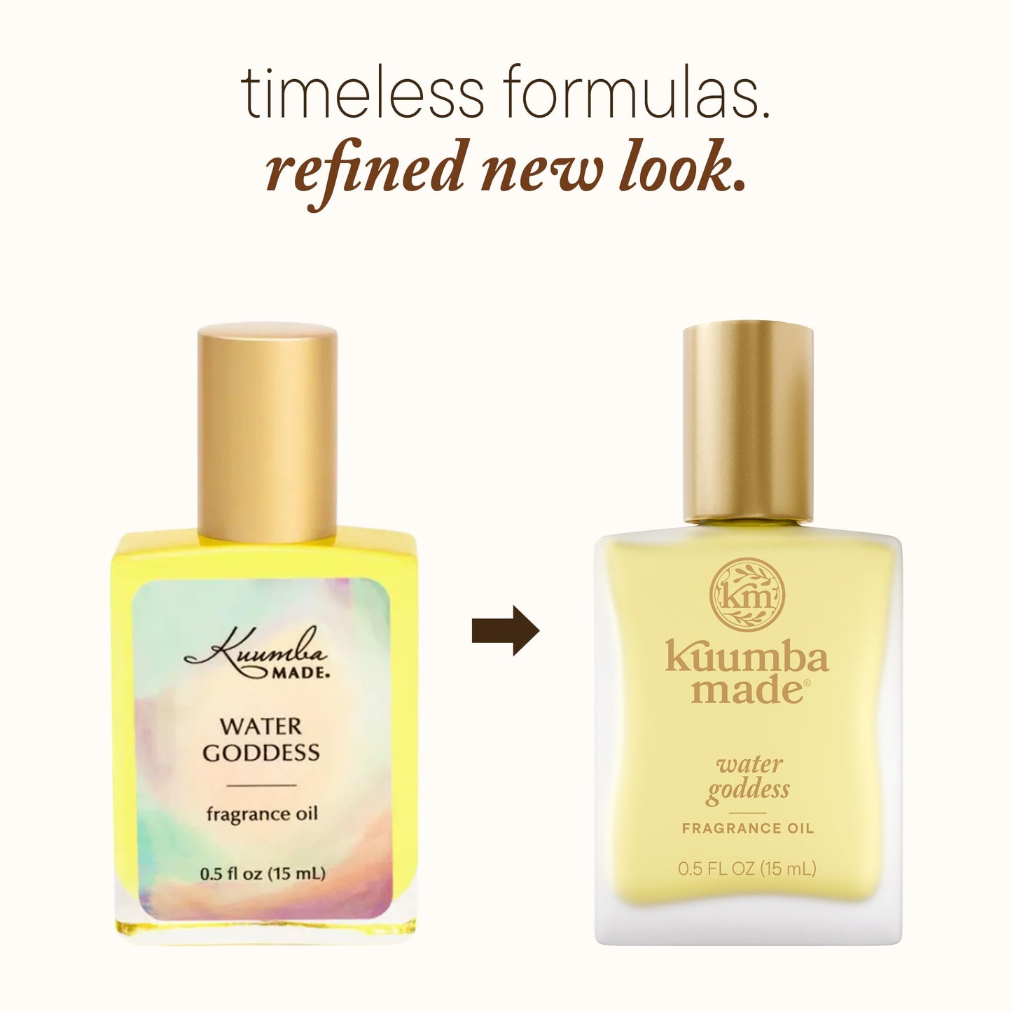 Kuumba Made Water Goddess Fragrance Oil Roll-On, Alcohol-Free, 0.5 Fl Oz