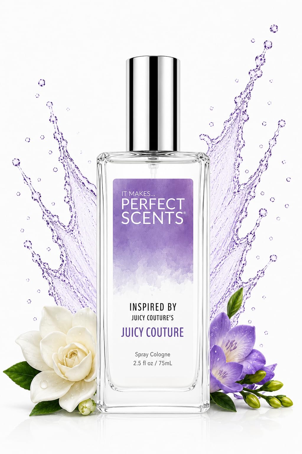 Perfect Scents Fragrances, Inspired by Juicy Couture's Juicy Couture, Women’s Eau de Toilette, Vegan, Paraben-Free, Phthalate-Free, Never Tested on Animals, 2.5 Fluid Ounces