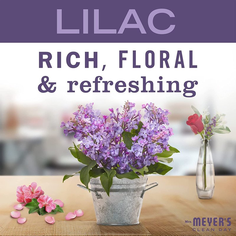 Mrs. MEYER'S CLEAN DAY Variety Pack, 1 Liquid Dish Soap Lilac, 16 OZ, 1 Liquid Hand Soap, Daisy, 12.5 OZ, 1 CT