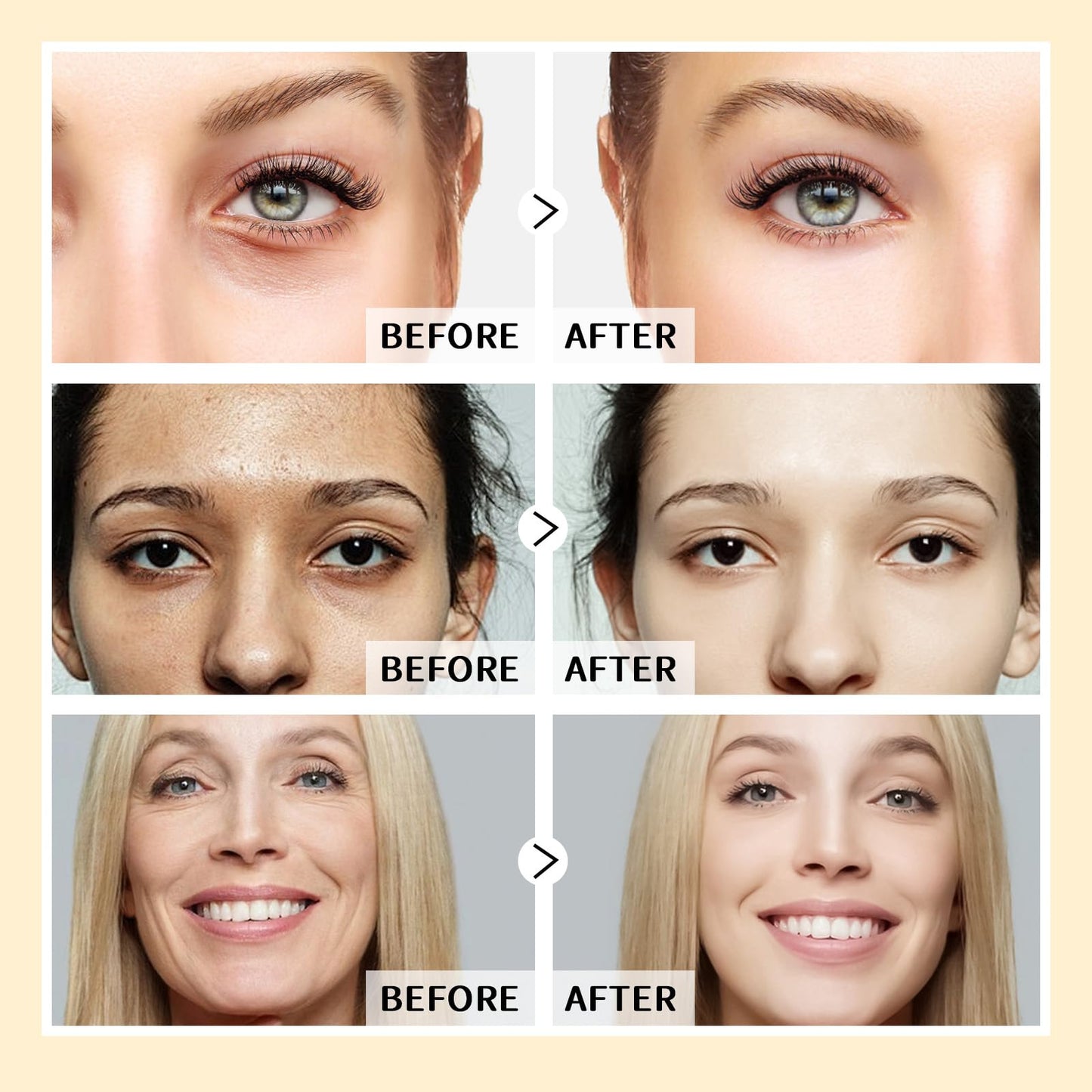 Advanced Face Serum Set 3 PCS - 5% Caffeine Solution + Niacinamide + Hyaluronic Acid Serums - Anti-Aging Serum Reduces Wrinkles, Minimizes Pores & Firming, Improves Texture for All Skin Types