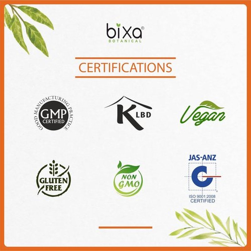 bixa BOTANICAL Mucuna Pruriens Extract Capsules (Kapikacchu/Velvet Bean/Kaunch Beej) ǀ 60 Veg Capsules (450mg)