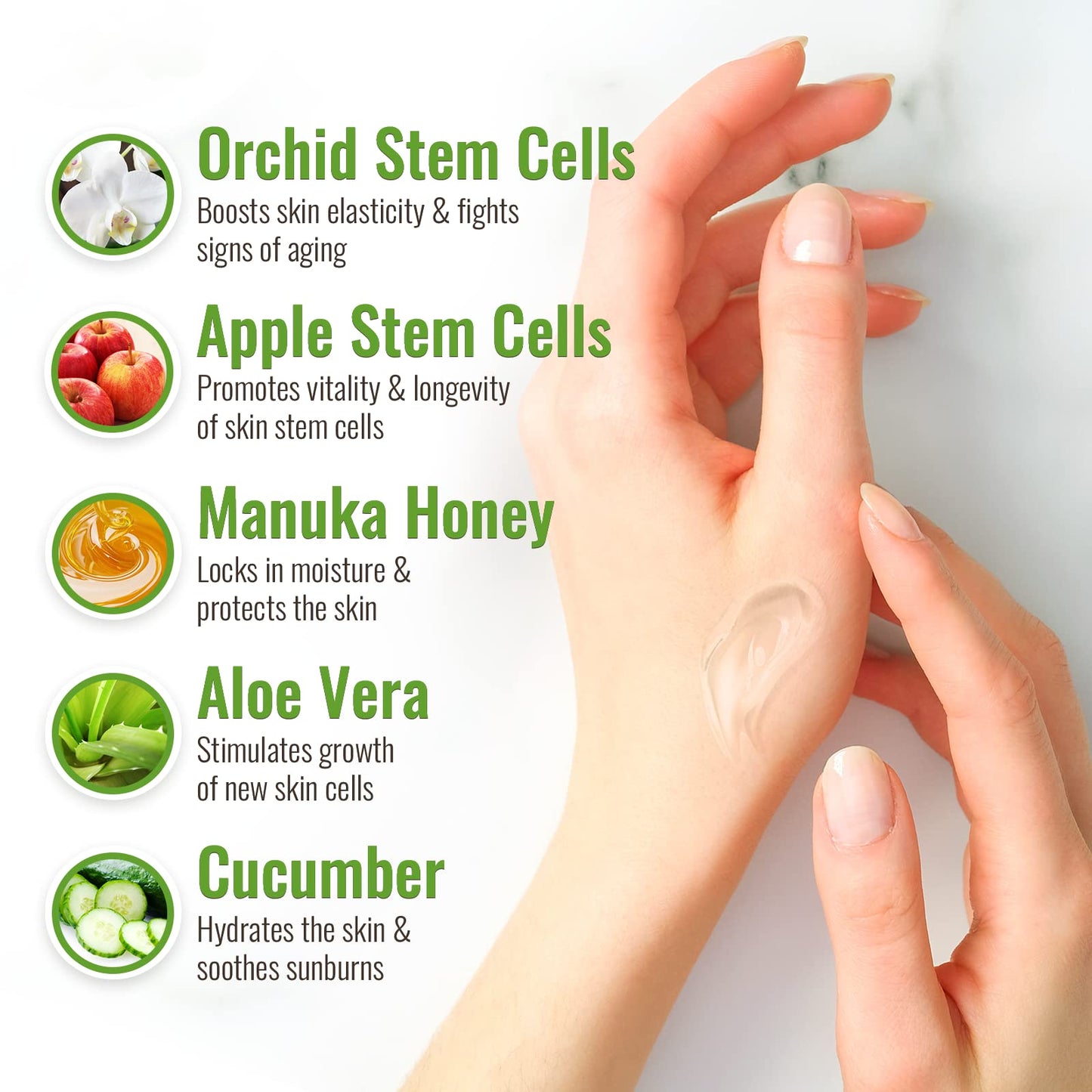 Wild Naturals 100% Pure Aloe Vera Gel with Manuka Honey – Organic Gel for Sunburn Relief, Acne, Scars & Dry Scalp – Moisturizing Gel for Face, Hair & Body