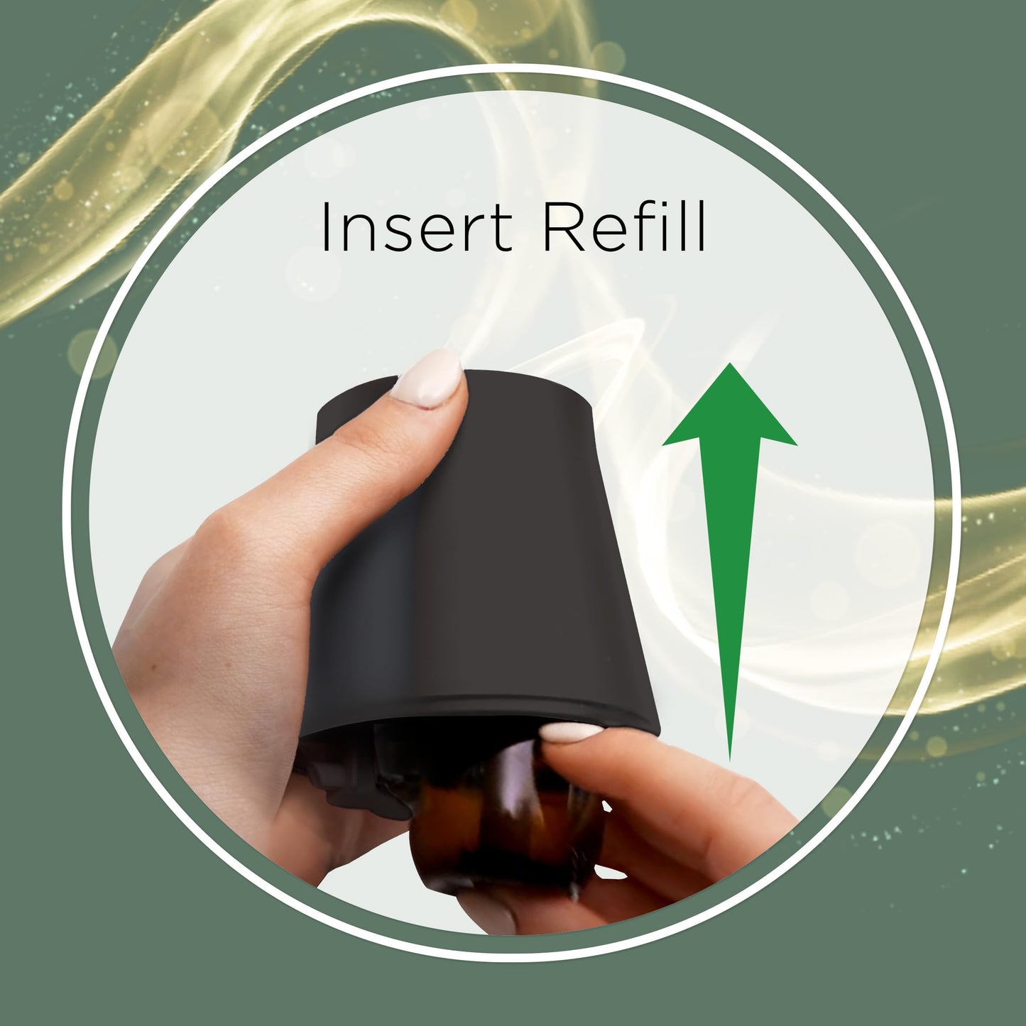 Air Wick Essential Mist Refill, 5 ct, Fresh Waters, Essential Oils Diffuser, Air Freshener