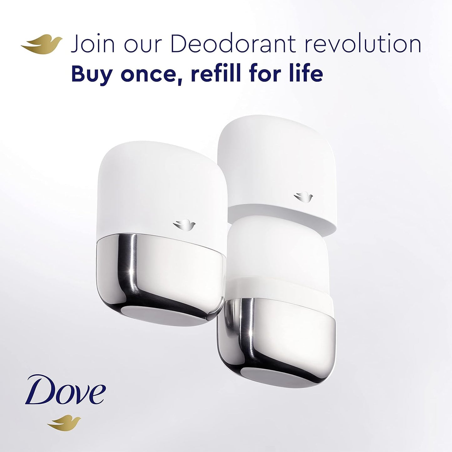Dove Deodorant 2.6 Ounce Invisible Solid Sensitive Skin (76ml) (6 Pack)