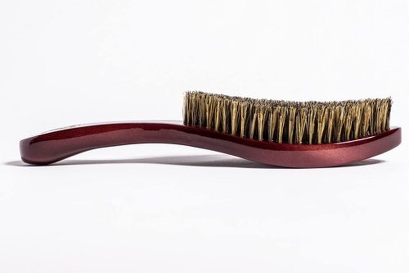 Crown Quality Products Original Contour 360 Wave Brush - MEDIUM (Dark Red) Hairbrush