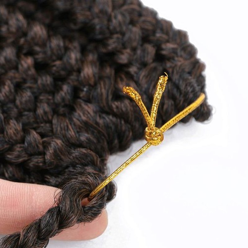 6 Packs Crochet Box Braids Curly Ends 10 Inch Bohemian Box Braids Crochet Hair for Black Women (T30, 10 Inch)