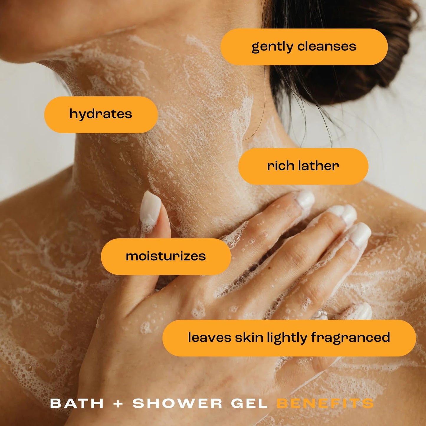 Natural Inspirations Orange Ginger Moisturizing Bath & Shower Gel 12.5 oz