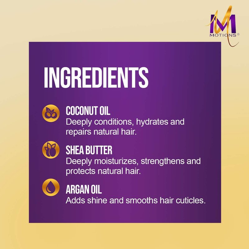 Motions Weightless Daily Oil Moisturizer - Nourish & Restore with Shea Butter, Argan Oil & Coconut Oil | 6 oz & 12 oz (3 Pack)