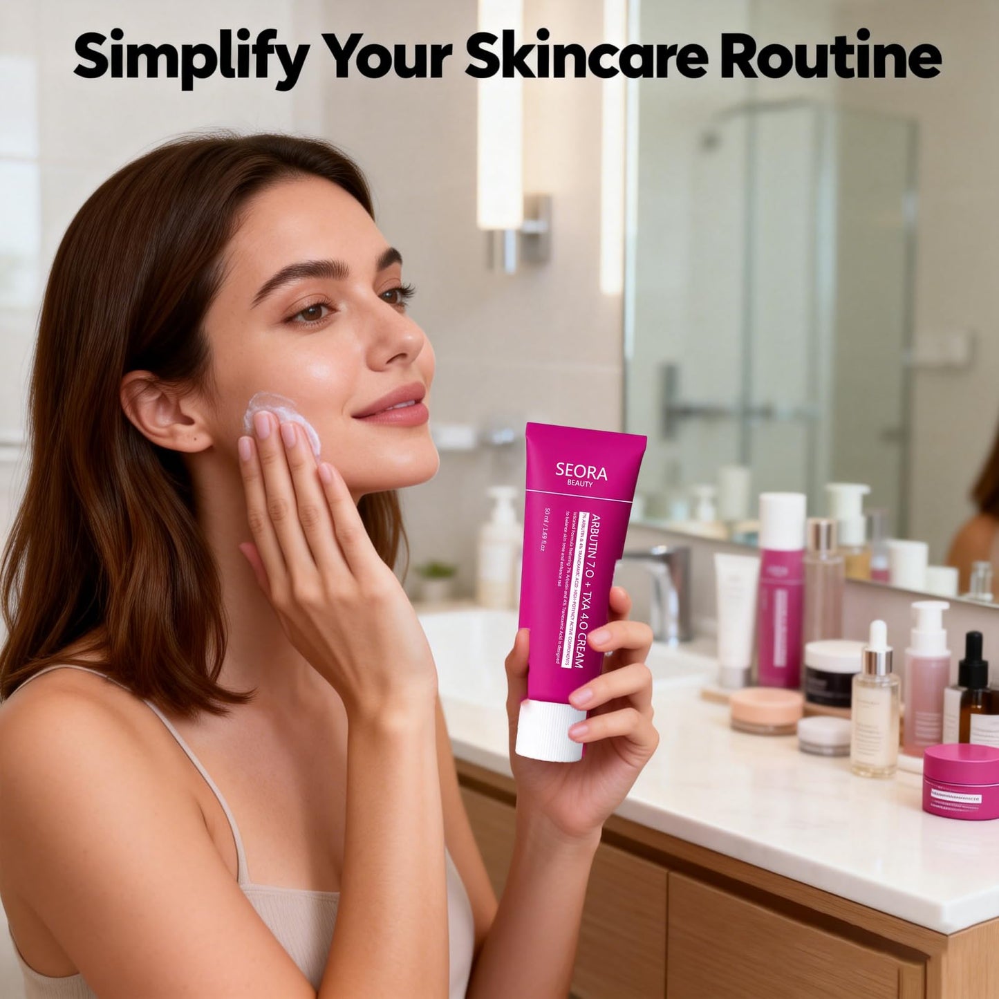 Seora Beauty Brightening Cream for Face & Body, Hydrating, Non-irritating Skin Cream (1 pack)