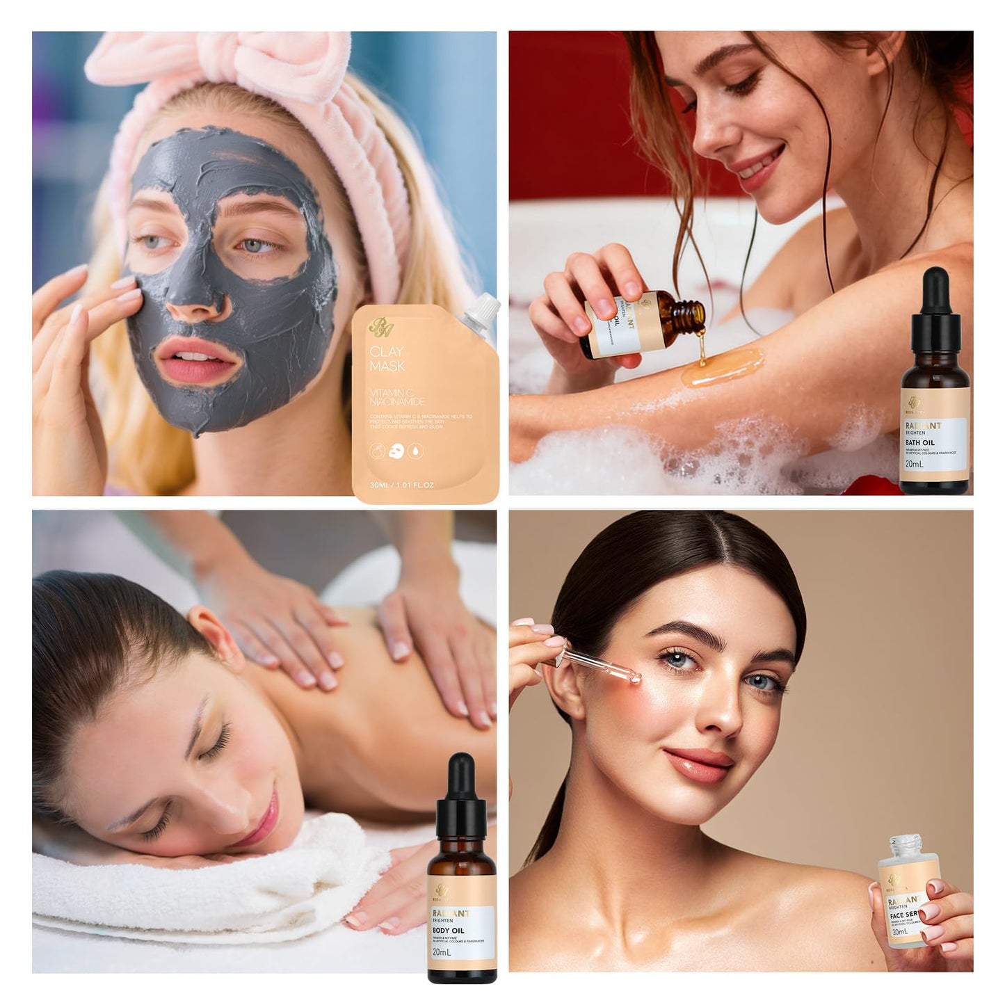 Gifts for Women & Men, 23pcs Fathers Day Gifts, Home Spa Gift Basket Set