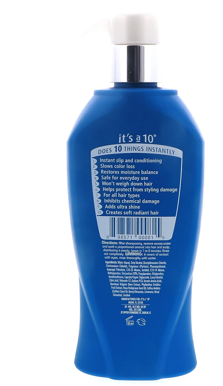 Potion 10 Miracle Repair Daily Conditioner by Its A 10 for Unisex - 10 oz Conditioner
