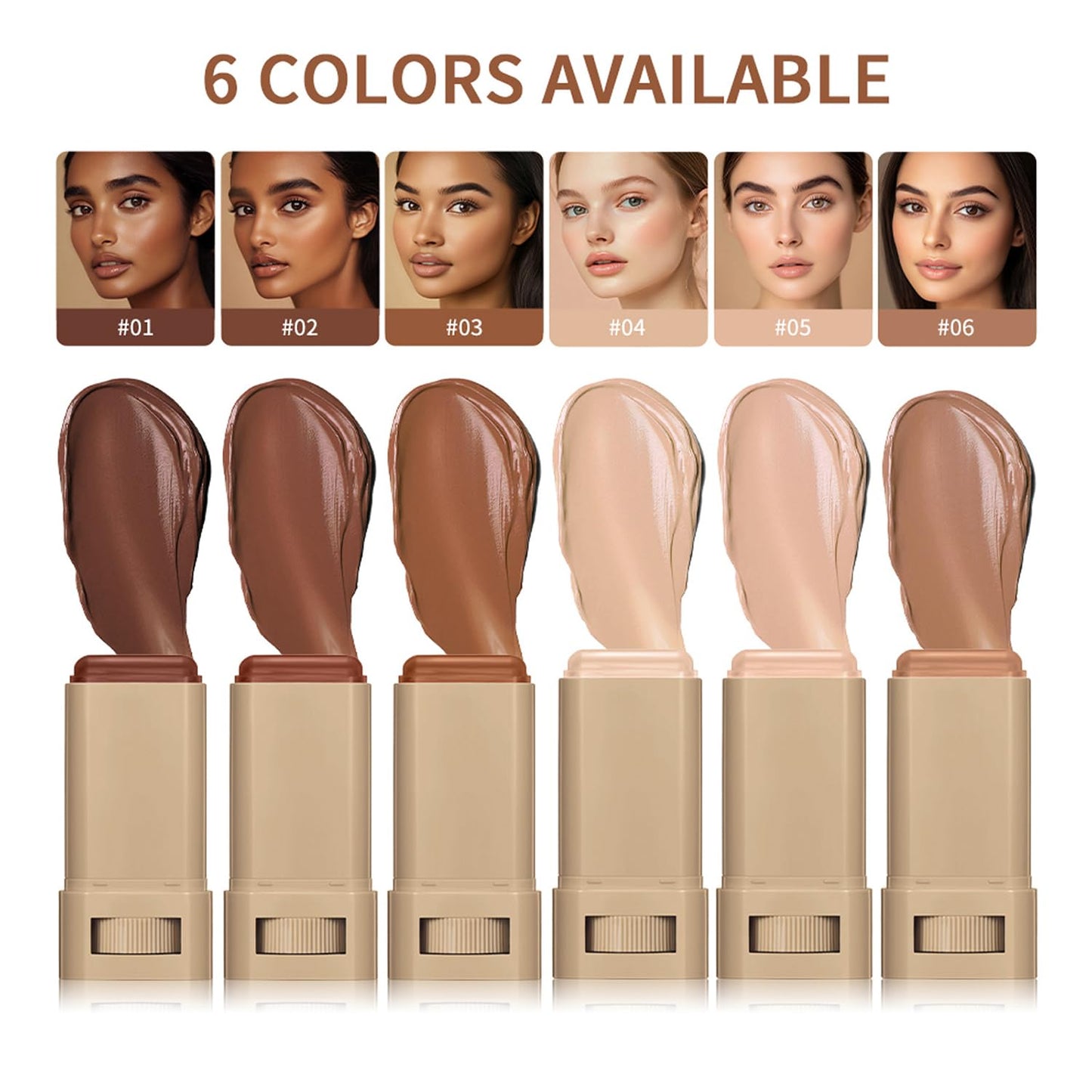 Covebalm Beauty Skin Tint for Black Women, Covebalm Foundation Stick, Beauty Balm Serum Boosted Skin Tint, Concealer Stick Full Coverage Foundation, Tinted Moisturizer for Face (#02)