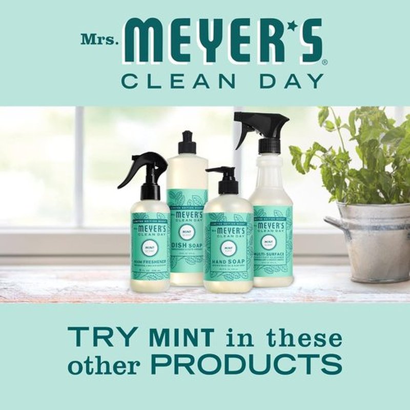 MRS. MEYER'S CLEAN DAY Hand Soap, Limited Edition Mint, 12.5 fl. oz - Pack of 3