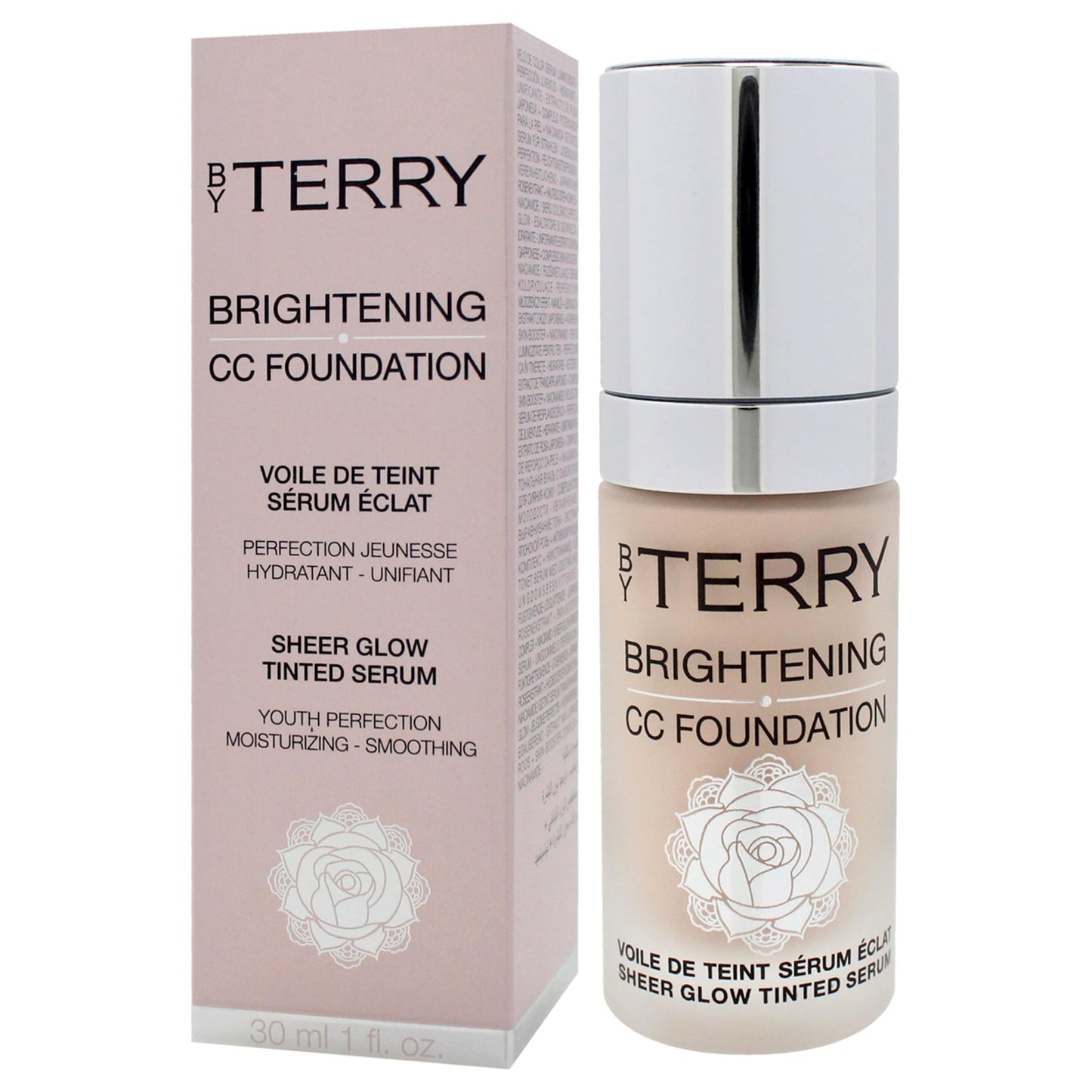 By Terry Brightening CC Foundation, Hydrating Serum Foundation, Ultra-Sheer Finish, Vegan & Cruelty-Free, 1N, Fair Neutral