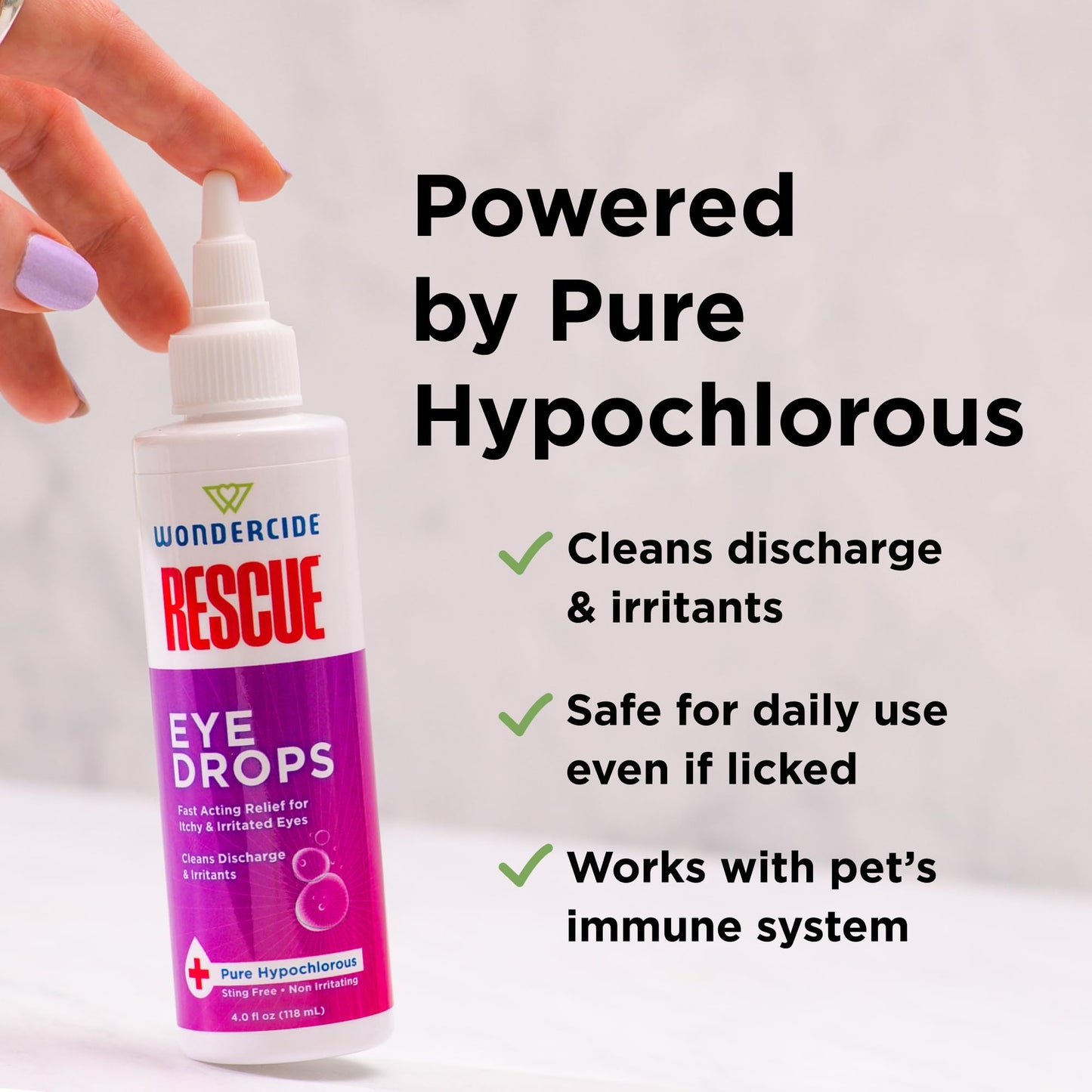 Wondercide Rescue - Eye Drops and Wash for Dogs and Cats - 4 oz